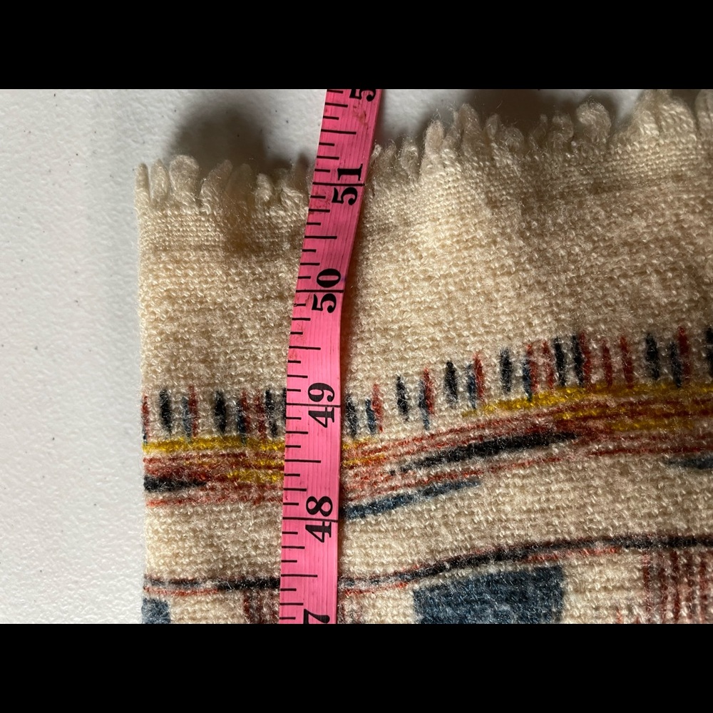 Woven Heart Shawl/Poncho One Size Normal Wear - Picture 5 of 9